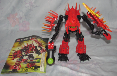2010 Lego Bionicle Hero Factory Set 7147 Xplode Complete | eBay