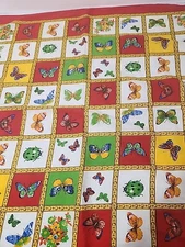 Butterfly Square Scarf Multicolored Unbranded No Tag