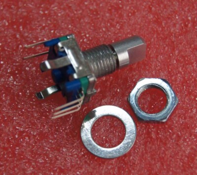 10PCS New Rotary encoder switch EC11 Audio digital potentiometer 15mm Half shaft