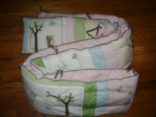 Forros para cuna de malla de jardín de algodón Pottery Barn Kids