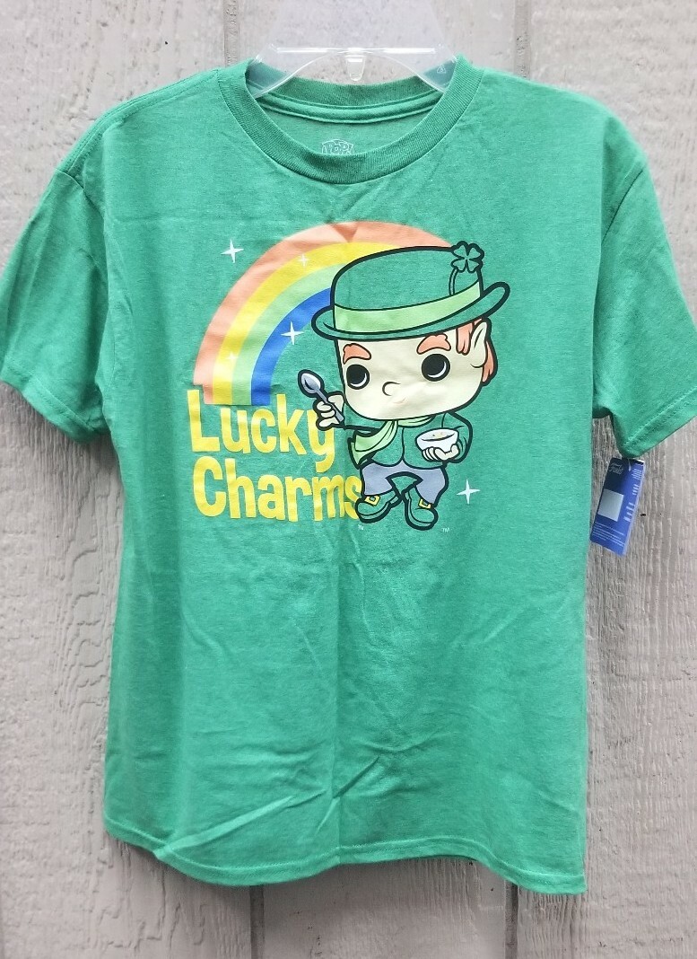 FUNKO POP CEREAL YOUTH XS SHIRT * LUCKY CHARMS * WITH TAGS * SHIRT ONLY | eBay