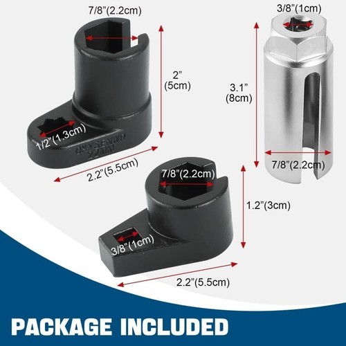 Steckdosen Para Sondas Lambda Herramienta Automotriz Llave Extractora Universal 3 Stück - Bild 3 von 6