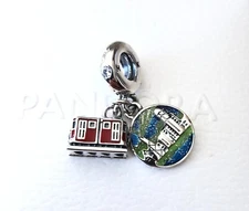 RETIRED Pandora Hong Kong Peak Tram 798926C01 Charm + GIFT Box +Tag