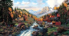 Sunsout 26213 Autumn Run 500 pc puzzle