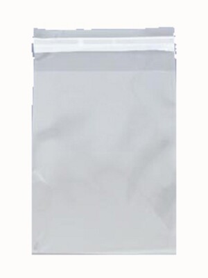 CRYSTAL CLEAR OPP PLASTIC BAGS Adhesive Strip Plain  3''X3'' 1000bags(en443)