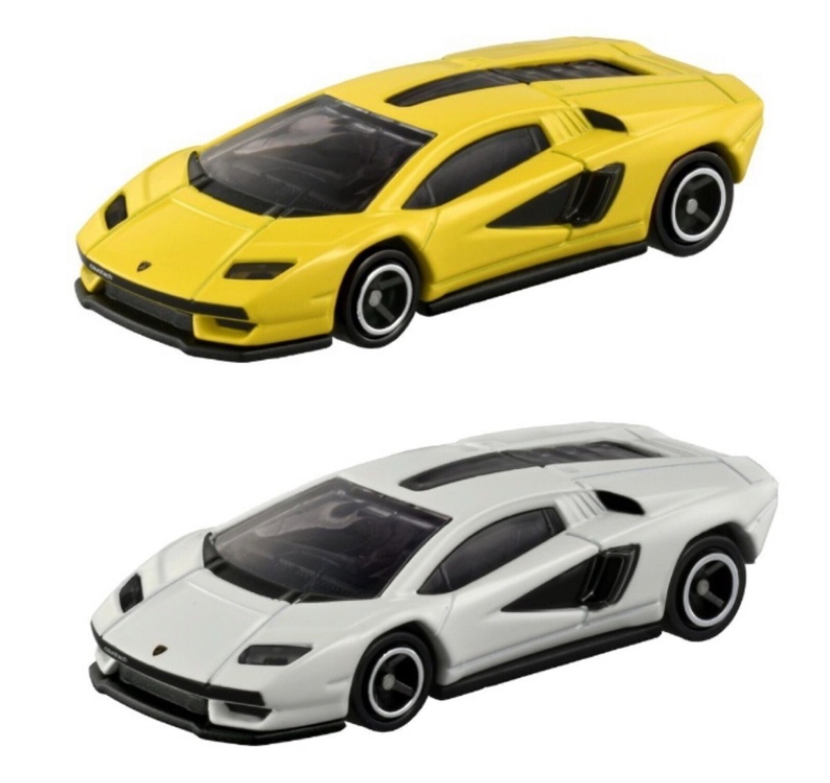 じじい 2点セット Revuelte Countach LPI 800-4 Tomica No74 Lamborghini Countach LPI 800-4 Set of 2 Yellow