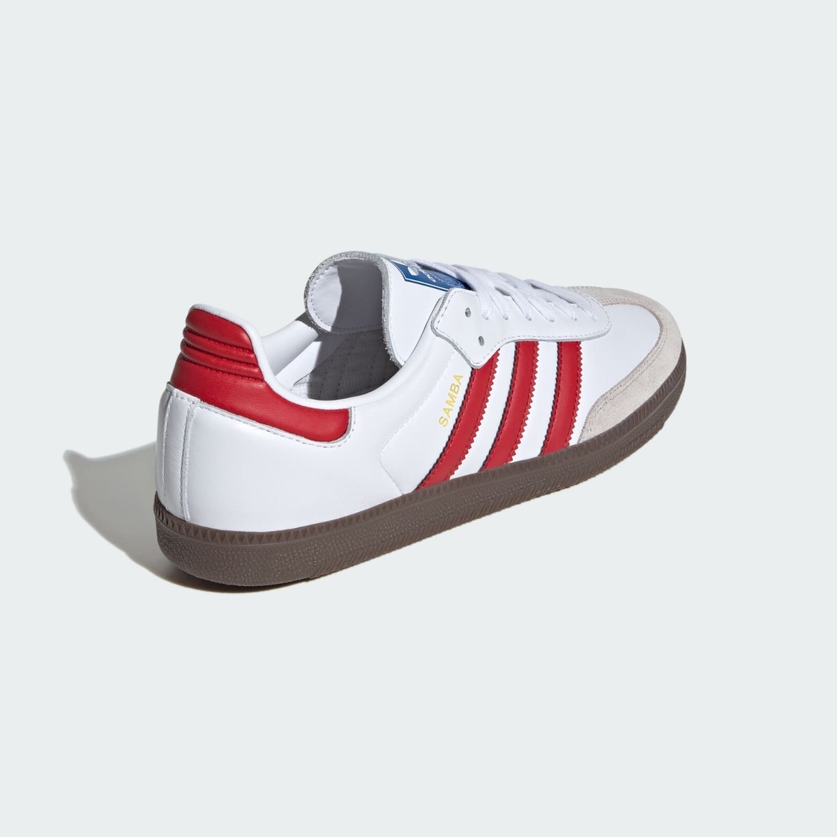 adidas Originals Samba OG White Better Scarlet IG1025 Men's Size