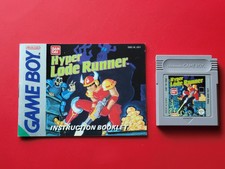 Hyper Lode Runner Game Boy Original Nintendo Authentic Cleaned Tested Manual