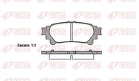 Remsa BremsbeläGe Bremsbelegsatz Hinten FüR Toyota Prius Plus Sienna Lexus
