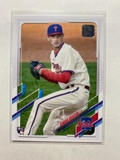 Connor Brogdon 2021 Topps Update Series #US218 Philadelphia Phillies Rookie Card