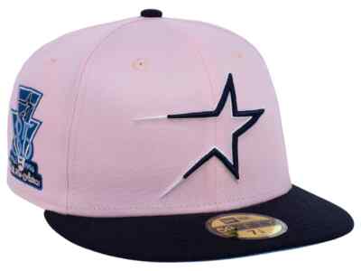 New Era Houston Astros Lids Hat Drop Rock Candy 59FIFTY Fitted Hat Size 7 1/8