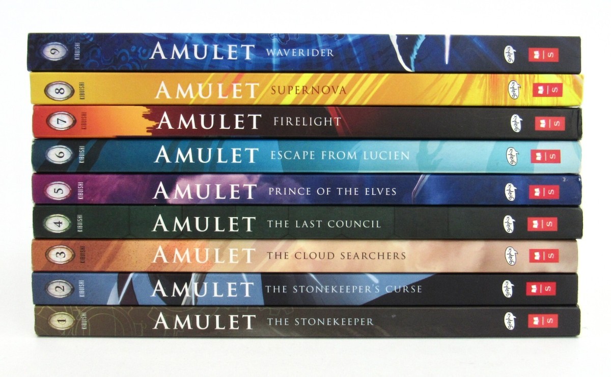 Complete Set 1-9 AMULET Graphic Novels Kazu Kibuishi PB 1