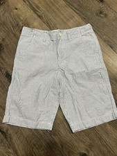 URBAN PIPELINE BOYS SEERSUCKER SHORTS SIZE 12 Pinstripe 9.5 Inseam