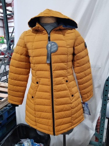 HFX Women's 3/4 Stretch Hooded Puffer 