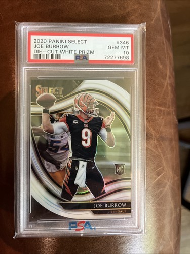 2020 Joe Burrow [White Prizm Die Cut] #346