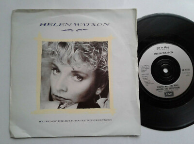 Helen Watson / You're Not The Rule 7'' Single Vinyl 1987 mit Schutzhülle