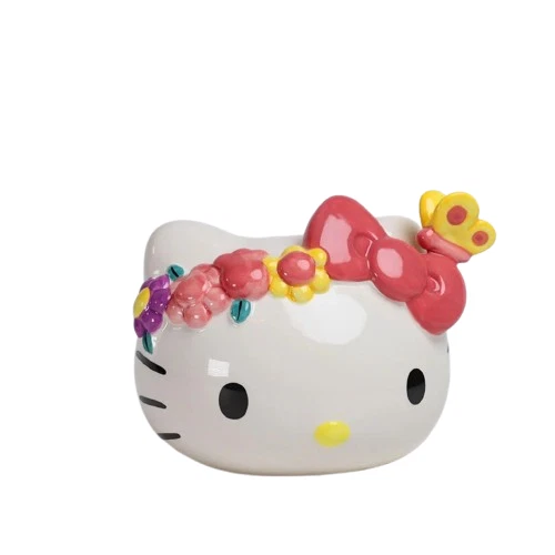 Blue Sky Clayworks Hello Kitty Figural Head Bank - Thumbnail 4