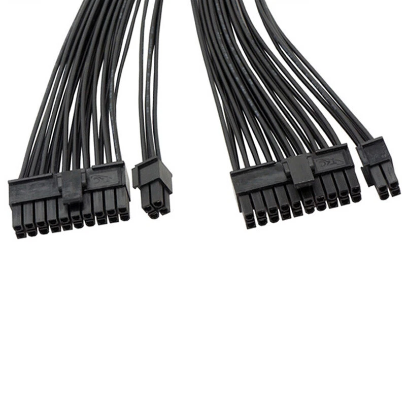 ATX 24pin to Dual 20+4pin Power Supply Extension Cable PSU Splitter Wire 32cm - Image 2 of 4