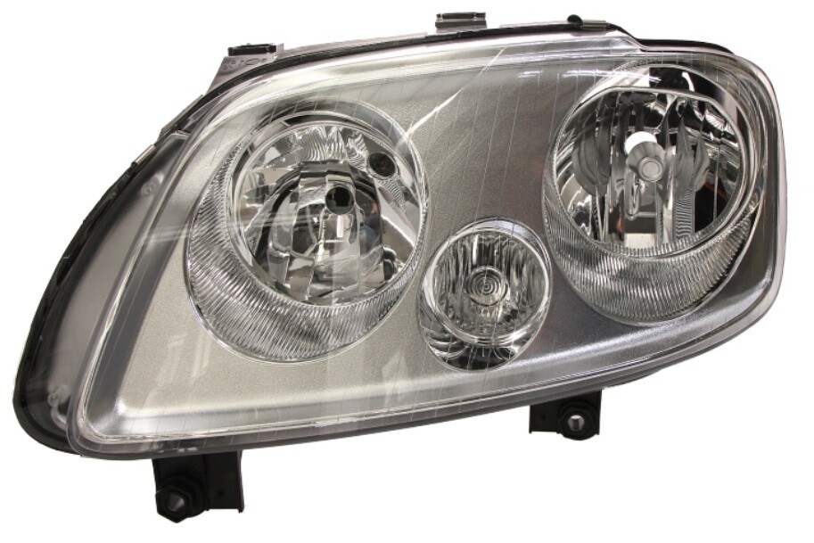 Phare avant gauche H1 H7 chrome pour réparer éclairage VW Caddy 3 minivan