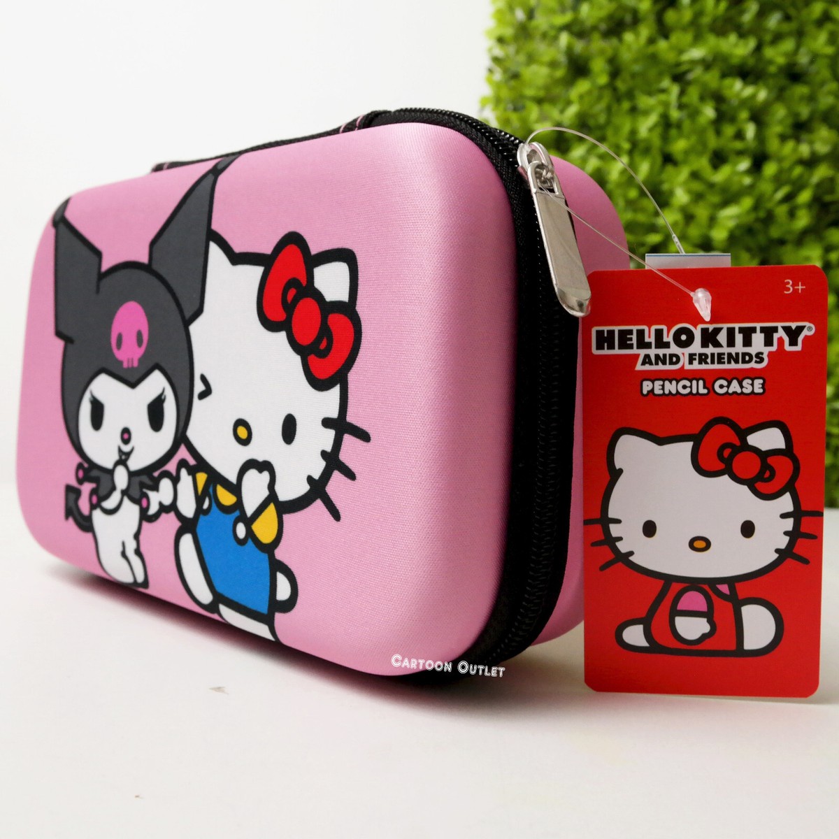 Sanrio Kuromi Hello Kitty Molded Pencil Box Pencil Bag Zipper