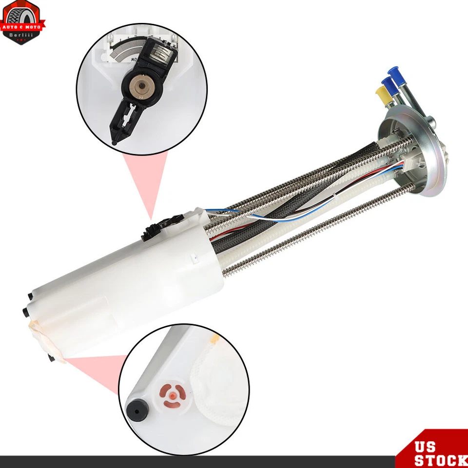 Conjunto de bomba de combustível para Chevrolet C4500 5500 6500 7500 Kodiak GMC 2006-2008 8,1L - Imagem 4 de 4