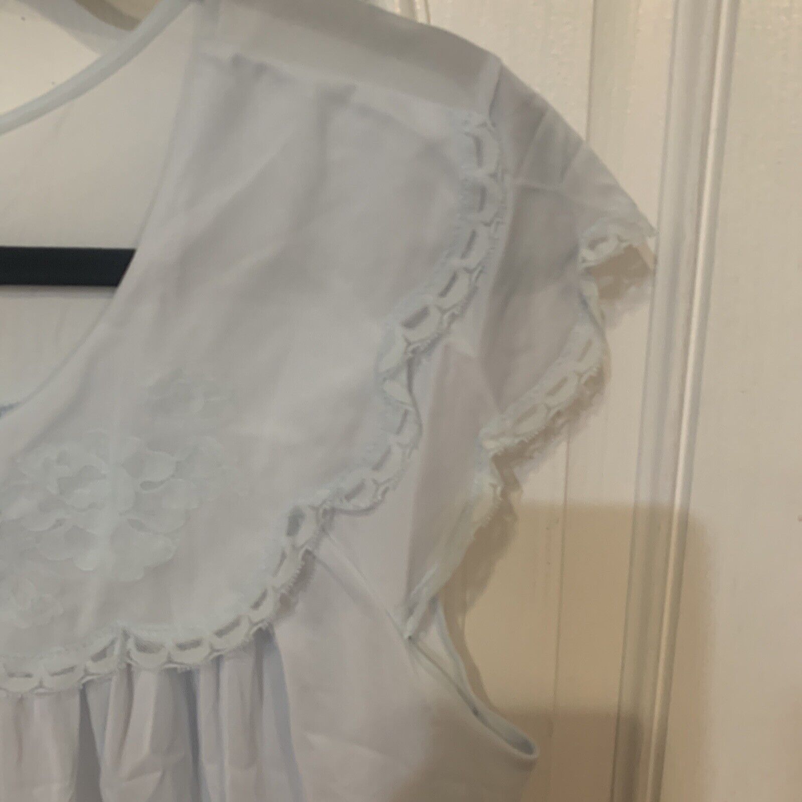 Vtg Shadowline Short Sleeve Nightgown Women Size … - image 3