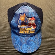 Nickelodeon Paw Patrol Ready For Action Baseball Cap/Hat Blue One Size Fits Most