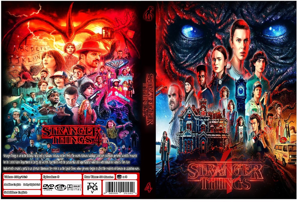 Stranger Things Series Season 4 Episodes 1-9 English Audio | eBay