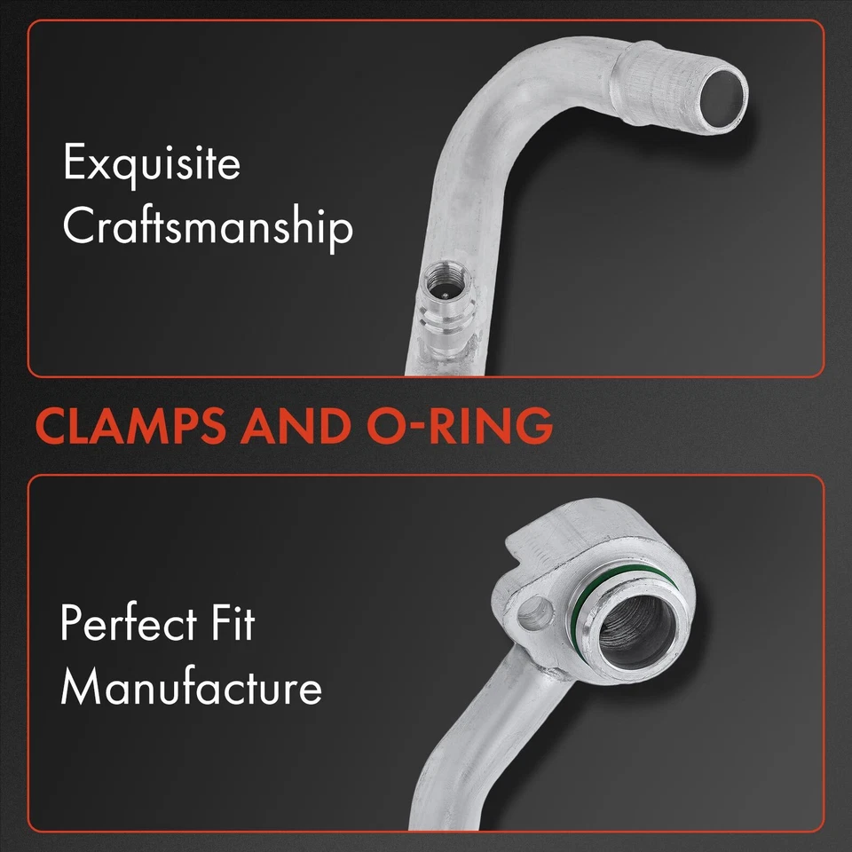 Conjunto de manguera de línea de succión de aire acondicionado para Audi S4 2012-2016 S5 2013-2017 8K0260707AF Foto 2 de 4