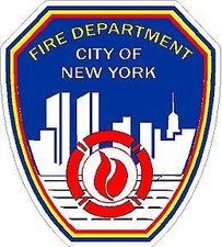 New York Fire City Department Reflective/Matt...