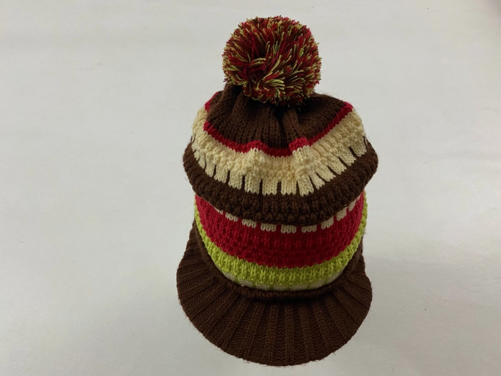 Chip & Pepper Knit Logo Multicolor Beanie Hat One Size