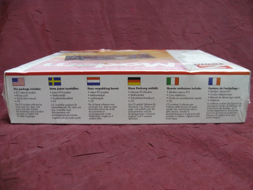 Zoom 56K V.92 internal Fax Modem Model 3025 Windows MAC Computer card New Sealed - Image 2 of 4