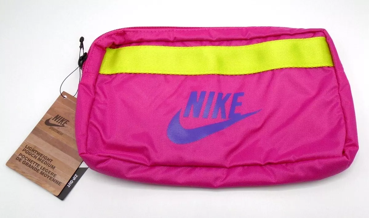 Nike Lightweight Pouch Bag Medium Sports Travel Adult Unisex Vivid Pink