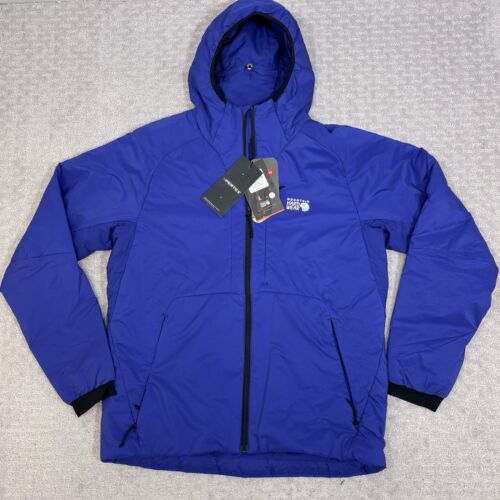 Mountain Hardwear Men's Kor Stasis Hoody Pertex Primaloft Breathable Blue Sz L