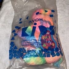 New Avon 1998 Full O' Beans October Birthstone Trumpet The Rainbow Elephant