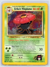 Erika's Vileplume 5/132 Rare Gym Heroes Pokemon Unlimited Holo Heavily Played on eBay
