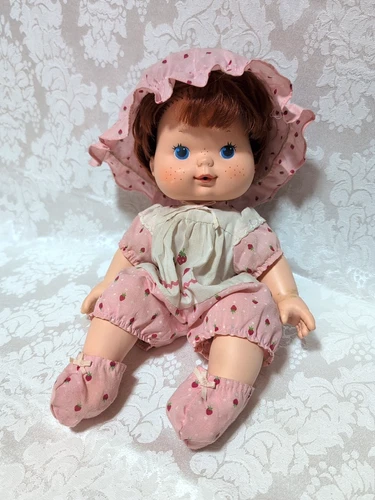Vtg Strawberry Shortcake Blow Kiss 14” Doll In Complete Outfit 1982 READ