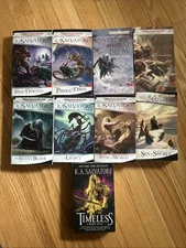 The Legend of Drizzt RA Salvatore Forgotten Realms Dungeons Dragons 9 Book Lot