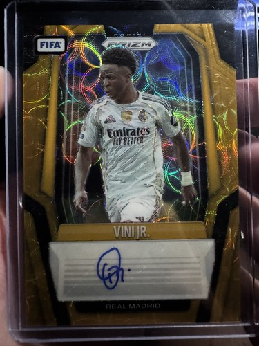 Panini Prizm Fifa 2025-26 Vini Jr. Gold Choice Auto /10