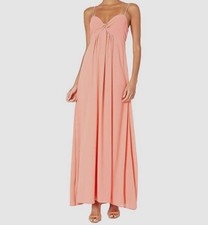 Show Me Your Mumu Women's Orange Magnolia Sleeveless Smocked Maxi Dress Size XS