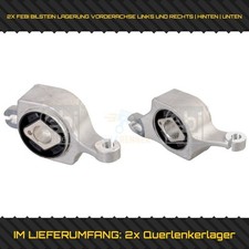 2X FEBI BILSTEIN LAGERUNG, LENKER VORDERACHSE LINKS + RECHTS HINTEN UNTEN