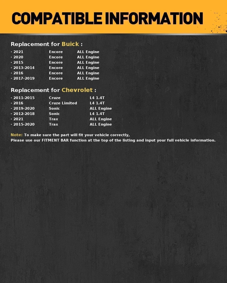 BOMBA DE ÁGUA AW6662 para Chevrolet Cruze Limited 2016 Buick Encore 2013-2021 - Imagem 2 de 4