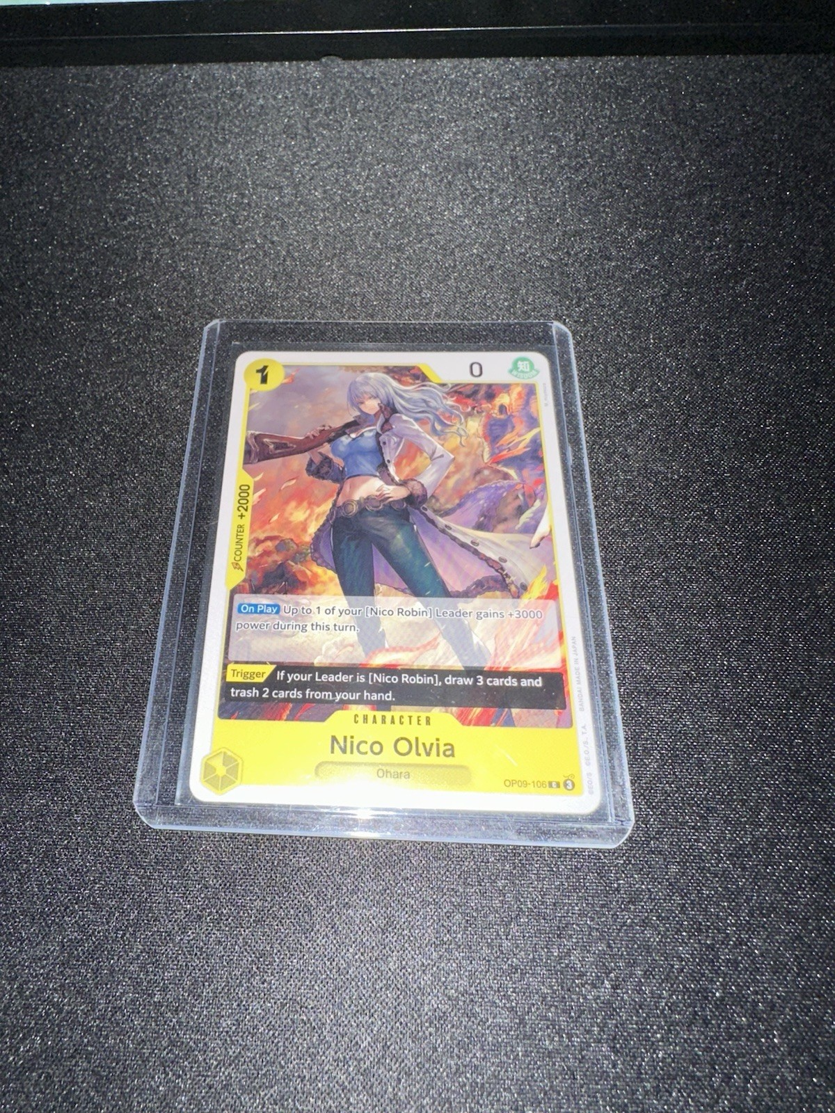 Nico Olvia OP09-106 Emperors in the New World One Piece Day 2025 Regionals