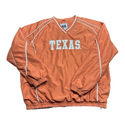 Vintage Y2K Men s University Of Texas 58 Sports Pullover Jacket Size XXL