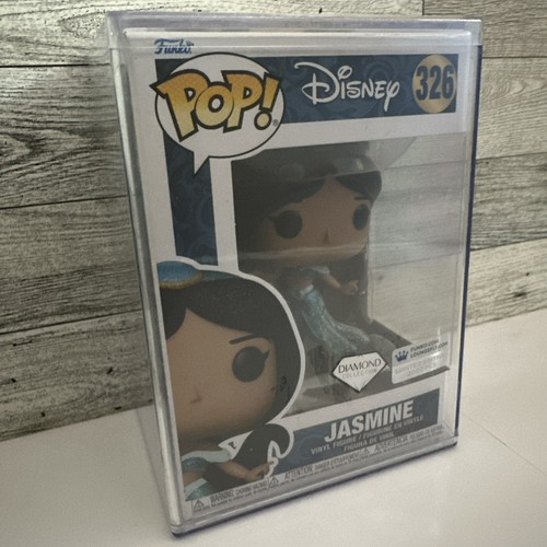 Funko Pop! Disney Jasmine #326 Diamond Collection - Edizione Limitata Custodia Rigida Sigillata - Foto 1 di 8