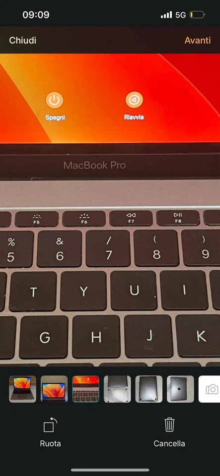 APPLE MACBOOK PRO 13" 2017 RETINA CORE i5 RAM 8GB SSD 256 GB - Image 3 of 4