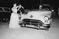 American comedian actor Lou Costello an unidentified woman as they- Old Photo
