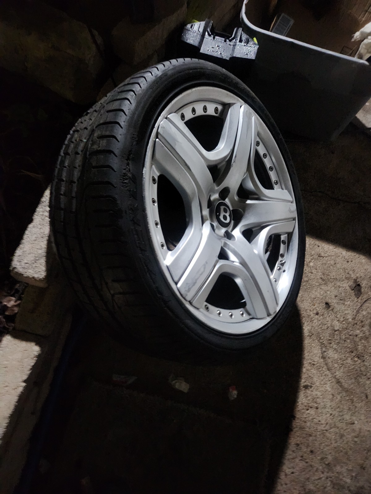🔥 21" BENTLEY MULLINER OEM FACTORY 2-PC WHEEL 🔥  New Pix Of Repairs, Balanced