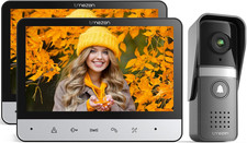 7" Wired Video Intercom System with Night Vision  Dual-Way Communication