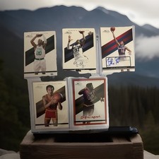 Topps NBA Autographed Trading Cards Ray Allen O.J. Mayo Otis Birdsong Lot